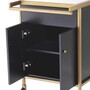 Eichholtz Trolley Eiffel Geb�rstetes Messing 94,5 x 54 x H. 83,5 cm - Servierwagen mit zwei abnehmbaren Tabletts