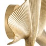 Eichholtz Wall Lamp Olivier Single Poliertes Messing 35 x 9 x H. 22 cm - Wandleuchte im Palmblatt-Design