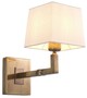 Eichholtz Wandleuchte Cambell Vintage Messing 15 x 30 x H. 28 cm - Wandlampe mit Schwenkarm und Lampenschirm