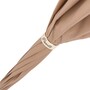 Elfenbeinfarben Regenschirm, Doppelgewebe f�r Damen - Handmade in Italy
