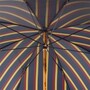 Gestreift Regenschirm aus Eschenholz f�r Herren - Handmade in Italy