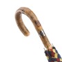 Gestreift Regenschirm aus Eschenholz f�r Herren - Handmade in Italy