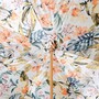 Grau Regenschirm mit Blumen f�r Damen - Handmade in Italy