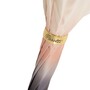 Grauer Ombre-Regenschirm f�r Damen - Handmade in Italy