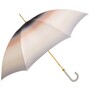 Grauer Ombre-Regenschirm f�r Damen - Handmade in Italy