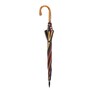 Gro� Gestreiften Regenschirm aus Kastanienholz f�r Herren - Handmade in Italy