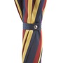 Gro� Gestreiften Regenschirm aus Kastanienholz f�r Herren - Handmade in Italy