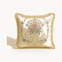 Harald Gl��ckler Luxus Deko Kissen Pomp��s Provence by Casa Padrino Silber / Creme 45 x 45 cm