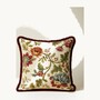Harald Gl��ckler Luxus Deko Kissen Pomp��s by Casa Padrino Wei� / Bunt 45 x 45 cm