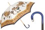 Hei�luftballon-Regenschirm f�r Damen - Automatische �ffnung - 100% Polyester - Griff aus Acetat - Handmade in Italy