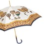Hei�luftballon-Regenschirm f�r Damen - Automatische �ffnung - 100% Polyester - Griff aus Acetat - Handmade in Italy