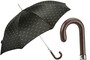 Italienischen Regenschirm mit Ledergriff f�r Herren - Handmade in Italy