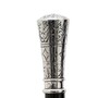 Klassisch Spazierstock mit Silberner Konischgriff - Handmade in Italy