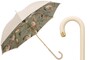 Klassischer Regenschirm Elfenbein Farbe f�r Damen - Handmade in Italy