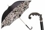 Klassischer Regenschirm Foglie Bianche f�r Damen - Handmade in Italy