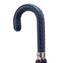 Klassischer Regenschirm mit Ledergriff f�r Herren - Handmade in Italy