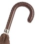 Klassischer Regenschirm mit Ledergriff f�r Herren - Handmade in Italy