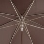 Klassischer Regenschirm mit Ledergriff f�r Herren - Handmade in Italy