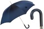 Klassischer Regenschirm mit Ledergriff f�r Herren - Handmade in Italy