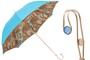 Knalliger Regenschirm mit Animaliermuster, Doppelgewebe f�r Damen - Handmade in Italy