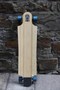 Koston Drop Through Longboard Bamboo Cruiser Shield Blau / Wei� 10 x 40.5 inch - Lagerware mit leichten Kratzern