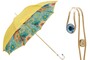 Lichtfarbe Regenschirm mit Sonnenblumen, Doppelgewebe f�r Damen - Handmade in Italy