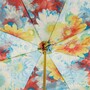 Lichtfarbe Regenschirm mit Sonnenblumen, Doppelgewebe f�r Damen - Handmade in Italy