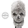 Luxus -Regenschirm mit Totenkopf Griff und Swarovski� f�r Herren - Regenschirm mit Swarovski� Totenkopf Griff - Handmade in Italy