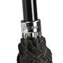 Luxus Klassisch Regenschirm mit Silberknauf f�r Herren - Handmade in Italy