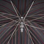 Luxus Paisley-Regenschirm mit B�ffelhorn f�r Herren - Automatische �ffnung - 100% Polyester - Griff in B�ffelhorn - Handmade in Italy