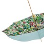 Luxus Regenschirm Damen Calla - Manuelle �ffnung - 100% Polyester - Griff aus Emailliertem Messing - Handmade in Italy