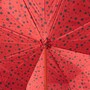 Luxus Regenschirm Damen Coccinella Lu - Manuelle �ffnung - 100% Polyester - Griff aus Emailliertem Messing - Handmade in Italy