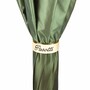 Luxus Regenschirm Damen Elefant Frau - Manuelle �ffnung - 100% Polyester - Griff aus Emailliertem Messing - Handmade in Italy