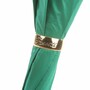 Luxus Regenschirm Damen Frosch - Manuelle �ffnung - 100% Polyester - Griff aus Emailliertem Messing - Handmade in Italy