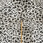 Luxus Regenschirm Damen Geometrien - Manuelle �ffnung - 100% Polyester - Griff aus Emailliertem Messing - Handmade in Italy