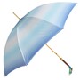 Luxus Regenschirm Delfin f�r Damen - Manuelle �ffnung - 100% Polyester - Griff aus Emailliertem Messing - Handmade in Italy