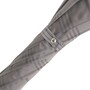 Luxus Regenschirm Herren Bulldogge Grau - Automatische �ffnung - 100% Polyester - Griff aus Aluminium - Handmade in Italy