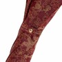 Luxus Regenschirm Herren Burgunderrote Drachen - Automatische �ffnung - 100% Polyester - Messing Griff - Handmade in Italy