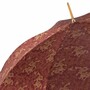 Luxus Regenschirm Herren Burgunderrote Drachen - Automatische �ffnung - 100% Polyester - Messing Griff - Handmade in Italy