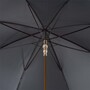 Luxus Regenschirm Herren Hahn - Automatische �ffnung - 100% Polyester - Griff aus Emailliertem Messing - Handmade in Italy