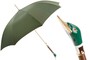 Luxus Regenschirm Herren Stockente - Automatische �ffnung - 100% Polyester - Griff aus Emailliertem Messing - Handmade in Italy