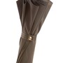 Luxus Regenschirm Herren mit Braunes Pferd - Automatische �ffnung - 100% Polyester - Griff aus Emailliertem Messing - Handmade in Italy