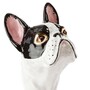 Luxus Regenschirm Herren mit Franz�sische Bulldogge - Automatische �ffnung - 100% Polyester - Griff aus Emailliertem Messing - Handmade in Italy