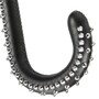 Luxus Regenschirm Herren mit Ledergriff mit Ziern�geln - Handmade in Italy