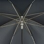 Luxus Regenschirm Herren mit Ledergriff mit Ziern�geln - Handmade in Italy