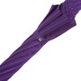 Luxus Regenschirm Herren mit Silber L�we - Automatische �ffnung - 100% Polyester - Silberfarben Emaillierter Griff aus Harz - Handmade in Italy