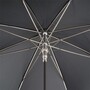 Luxus Regenschirm Herren mit Silber Schlagring - Handmade in Italy
