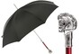 Luxus Regenschirm Herren mit Silberpferd - Handmade in Italy