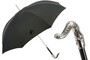 Luxus Regenschirm Herren mit Silberschlange - Handmade in Italy