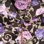 Luxus Vintage Regenschirm, Doppelgewebe f�r Damen - Manuelle �ffnung - 100% Polyester - Griff mit Swarovski�-Kristallen - Handmade in Italy